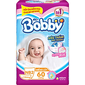 Miếng Lót Sơ Sinh Bobby Fresh Newborn 2 - 60 60 Miếng