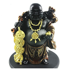 Tượng Phật Di Lặc phát tài phát lộc than hoạt tính trang trí phong thủy sang trọng