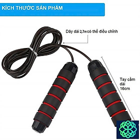 Mua Dây Nhảy Lõi Thép Thể Lực Tập Thể Dục  Thể Thao  MUAY BOXING KICKBOXING 2 7m Siêu Bền Chỉnh Được Độ Dài