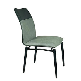 Ghế phòng ăn bọc da công nghiệp phối hai màu chân sắt sơn tĩnh điện nhập khẩu cao cấp LUX 23A-P TpHCM / kitchen chairs / browse dining chairs / dinner chairs / dining table chairs