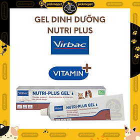 Gel dinh dưỡng Nutri Gel |Nutri Plus Virbac 120.5gr - Cho chó mèo bầu, bệnh, biếng ăn, còi cọc