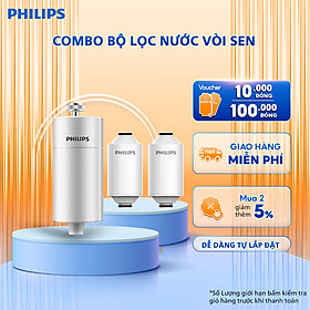 Mua Combo 1 năm trải nghiệm nước sạch chăm sóc da & tóc cho gia đình với Bộ lọc nước vòi sen AWP1775 & Lõi lọc AWP175 (HÀNG CHÍNH HÃNG)