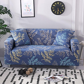 Bọc ghế sofa, áo gối, dải chống trượt, chống nhăn, thân thiện với môi trường, bền và phong cách-Màu Xanh lam nhạt-Size
