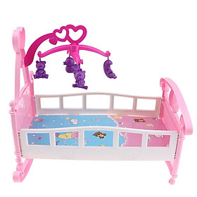 Bed Crib Cradle Model For Mellchan Dolls House Furniture Assembly