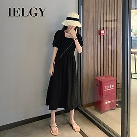 Đầm Chữ A Dáng Dài Cổ Vuông Xinh Xắn Dành Cho Nữ
