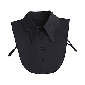 Half Shirt Blouse Top Collar Soft Decorative Detachable Collar for Sweaters