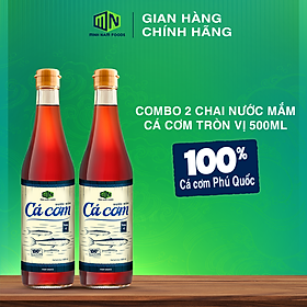 COMBO 2 Chai Nước Mắm Phú Quốc Cá Cơm Tròn Vị 500ML - Minh Nam Foods