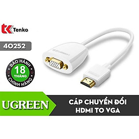 Cáp chuyển đổi HDMI sang VGA chính hãng Ugreen 40252