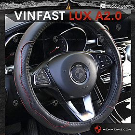 Bọc Vô Lăng ô tô VINFAST LUX A2.0 - Mã 3D Max - Lõi Cao Su Non & 3D Chống Trượt Tay