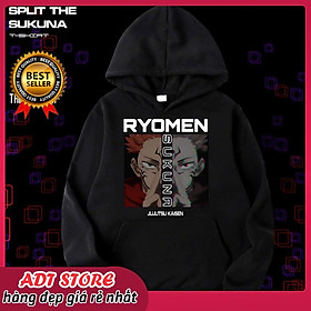 Áo Hoodie Jujutsu Kaisen Split Sukuna Nanami Redtastic Anime Manga cực