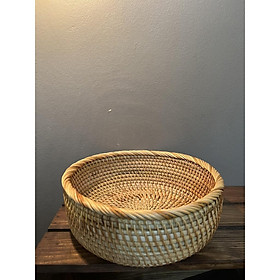 Mua Khay mây Guột ONGTRE hình Tròn dùng để đựng đồ ăn  Decor nhà cửa