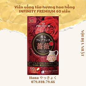 Viên Thơm Cơ Thể Premium Infinity Fragrance Rose 60 Viên Nhật Bản