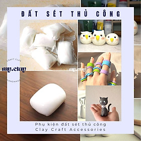 Mua Đất sét tự khô Nhật Bản 250G đất nặng - Đất nặn tượng chibi  mô hình nguyên liệu nhẫn chunky  hoa đất sét