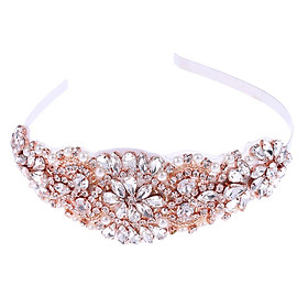 Luxury Crystal Rhinestone Headband Bridal Tiara Wedding Accessory Silver