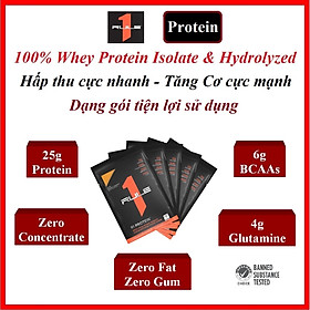 Rule 1 Protein - Gói tiện lợi, bổ sung Protein 100% Whey Isoalte & Hydrolyzed, hấp thu cực nhanh, tăng Cơ cực mạnh