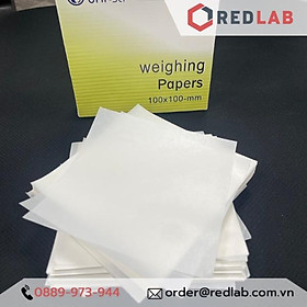 Mua Giấy cân khổ vuông 100 x 100mm UNI - Sci hộp 500 tờ dùng cho phòng thí nghiệm
