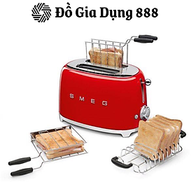 Mua Máy Nướng Bánh Mì Sandwich Smeg  Bread Toaster  Máy Nướng Bánh Mì  Nhập Đức  BH 12 Tháng - Đỏ