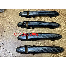Ốp Tay Nắm, Hõm Cửa xe Honda City 2015 đến 2022, 2023 vân Carbon Cao Cấp