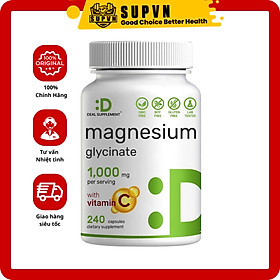 Magnesium Glycinate 1000mg With Vitamin C 240viên Deal Supplement