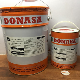Sơn sàn bê tông Donasa /Floor coating Paint màu xám bạc DEF 3114 15L