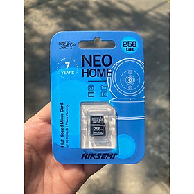 Thẻ nhớ 256GB HIKSEMI NEO HOME D1 Xanh Da Trời (Lifetime | Hộp 50c HS-TF-D1-256G ) - Hàng Chính Hãng