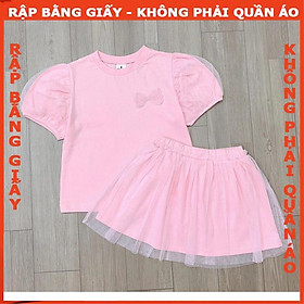 Rập giấy bộ váy bé gái R489