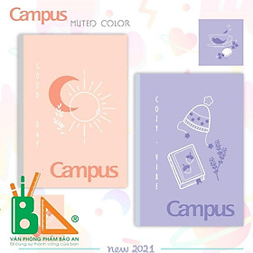 CLICK NGAY KẺO LỠ O_O Vở Kẻ Ngang Campus Muted color 80 trang