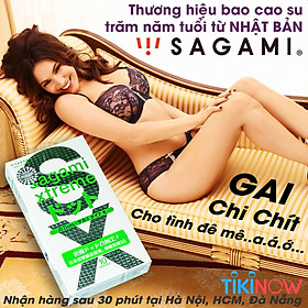 Bao cao su có gai nhật bản sagami extreme white