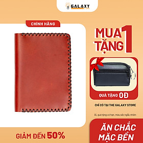 Ví Bóp Nam Nữ Nhỏ Mini Handmade Da Bò Thật Galaxy Store GVM