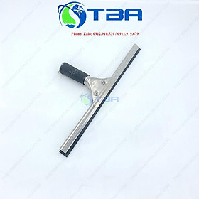 Tay gạt nước vệ sinh kính cao cấp, Inox, đầu cao su nhập khẩu 25cm_ĐỒ DÙNG MINH NGỌC