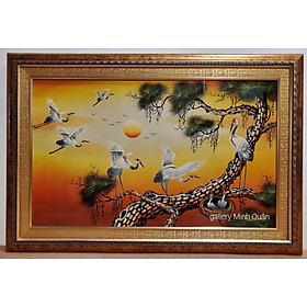 Mua Tranh sơn mài  Tổ ấm giá đình  TÙNG HẠC