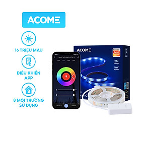 Mua Đèn LED Dây Hiệu Ứng Thông Minh RGB ACOME AL03 16 Triệu Màu Công Suất 5W - Hàng chính hãng