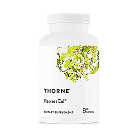 Thorne Research - ResveraCel - Nicotinamide Riboside (Niagen) with Resveratrol and Cofactors - Supports Healthy Aging - 60 Capsules