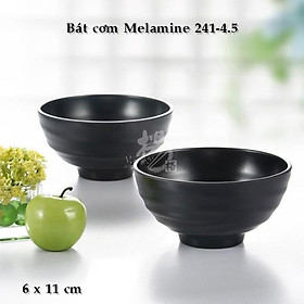 Mua Bát cơm Malamine Hàn Quốc - Siêu bền | BÁT CƠM ĐEN 45S