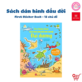 Sách - First Sticker Book - Sách dán hình đầu đời cho bé (Nhiều chủ đề) - Đinh Tị Books