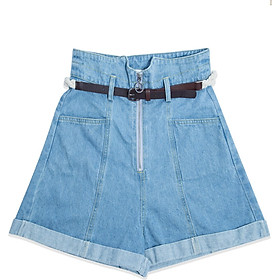 Quần Short Jeans dây kéo