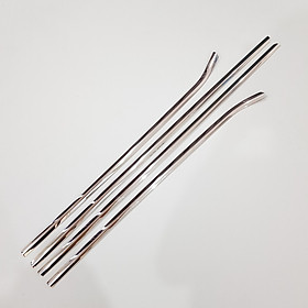 Bộ nẹp viền cong kính INOX dành cho xe Honda Brio 2019-2020