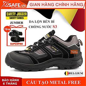 Mua Giày bảo hộ lao động nam Jogger Jumper S3 SRC da bò lộn bền bỉ  thoáng khí chống nước  cấu tạo phi kim nhẹ hơn