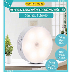 Mua ĐÈN LED cảm biến chuyển động theo cơ thể người tự động bật tắt sử dụng pin sạc 700mah thương hiệu DORON