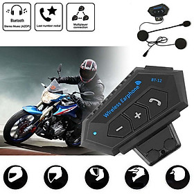 Motorcycle Helmet Headset Anti-interference Wireless Moto Helmet Bluetooth Headphone Hands-Free Riding Intercom MP3 Speakers
