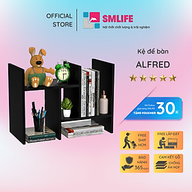 Mua Kệ sách gỗ kệ sách mini trang trí bàn làm việc SMLIFE Alfred