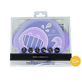 Bát tập ăn silicon có nắp Marcus & Marcus Willo