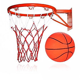Bộ đồ chơi ném bóng rổ treo tường túi lưới bằng nhựa(msp1038)