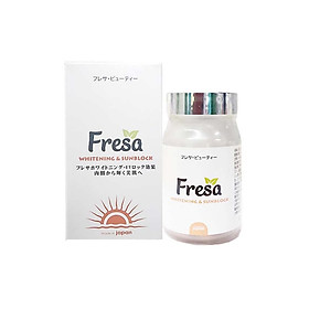 Viên uống trắng da chống nắng Fresa Whitening & Sunblock