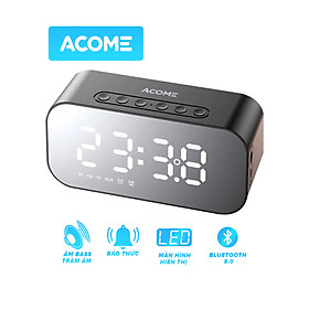 Mua Loa Bluetooth 5.0 Kiêm Đồng Hồ Báo Thức -    2 Trong 1    - Robot - Hàng Chính Hãng