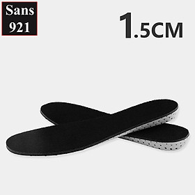 Lót giày tăng chiều cao nam nữ Sans921 độn giầy nâng đế 2cm 3cm 4cm 5cm