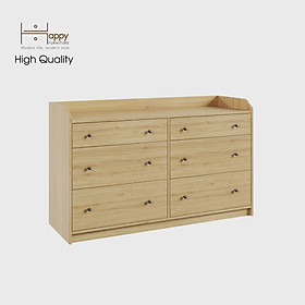 Mua  Happy Home Furniture  CANA   Tủ 3 tầng - 6 ngăn kéo    138cm x 46cm x 84cm ( DxRxC)  THK_009