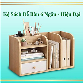 Mua Kệ để hồ sơ văn phòng tiện lợi  kệ sách để bàn nhỏ gọn gỗ MDF chống ẩm chất lượng cao