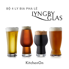 Mua Bộ 4 ly bia pha lê Lyngby Glas Đan Mạch