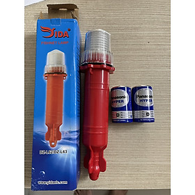 Mua Đèn chớp cảnh báo  chớp tín hiệu  chớp phao lưới cầm tay dùng pin chất lương cao (DZ-L63 Battery fishnet mark light): Chớp 3 màu (Đỏ Trắng Xanh)
